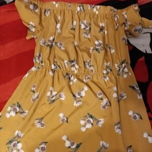 Floral Off-Shoulder Dress